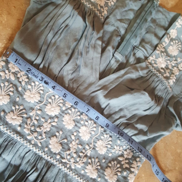 French Blue Embroidered Del Rio - Picture 5 of 7